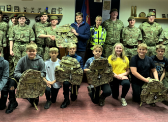 Proceeds of Crime Return to the Community – Peter McCall Visits Penrith Army Cadets