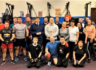 Commissioner Steps Into The Ring at Wilter’s Boxing Club, Maryport