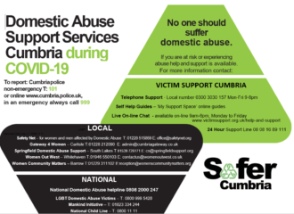 Don’t Suffer in Silence – Support for People Suffering Domestic Abuse