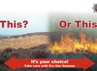 Fire Service conducting patrols around Lakes to educate public on wildfires