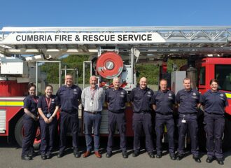 Deputy PFCC meets with Fire Crews and Police in South Cumbria