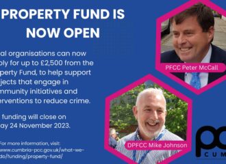 Public invited to apply for up to £2,500 from the PFCC’s Property Fund
