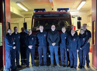 Lazonby Fire Station receives upgraded vehicle